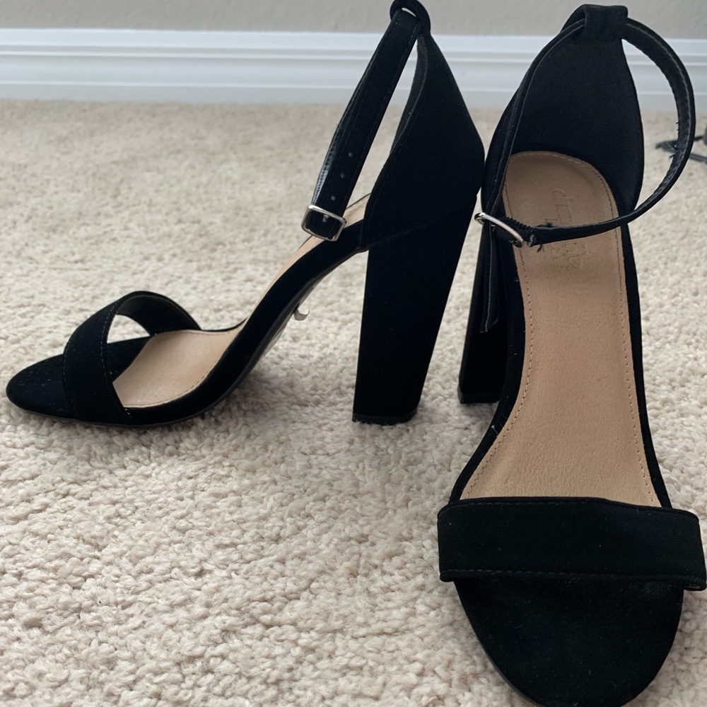 Charlotte Russe Black Heels (Size 6)